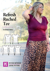 Refresh Ruched T-shirt | PDF Sewing Pattern
