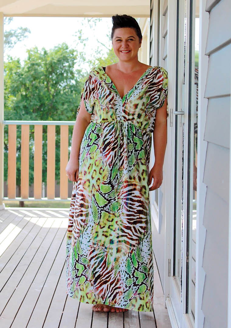 easy maxi dress pattern Tiered Maxi Dress Sewing Pattern