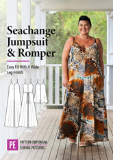 SeaChange | Jumpsuit Playsuit Romper PDF Sewing Pattern