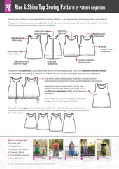 Rise & Shine | Sleeveless Top PDF Sewing Pattern