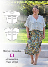 Shoreline | Dolman Top PDF Sewing Pattern