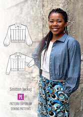 Smitten | Jean-style Cropped Jacket PDF Sewing Pattern