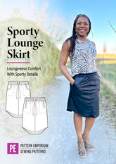 Sporty Lounge Skirt | PDF Sewing Pattern