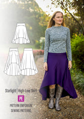 Starlight | High-Low Skirt Sewing Pattern
