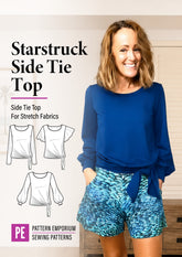 Starstruck | Side Tie Top PDF Sewing Pattern