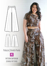 Palazzo Pants | Stretch PDF Sewing Pattern