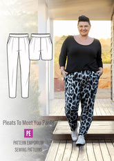 Pleats To Meet You Pants & Shorts | PDF Sewing Pattern
