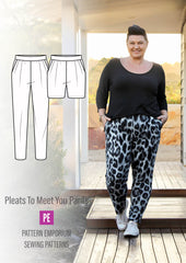 Pleats To Meet You Pants & Shorts | PDF Sewing Pattern
