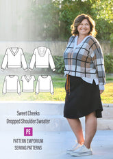 Sweet Cheeks | Roomy Sweater PDF Sewing Pattern