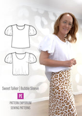 Sweet Talker | Bubble Sleeve Top PDF Sewing Pattern