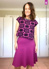 Symphony Skirt | Panelled Gored Skirt PDF Sewing Pattern