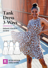 Tank Dress 3-Ways | PDF Sewing Pattern