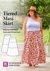 Tiered Maxi Skirt | PDF Sewing Pattern