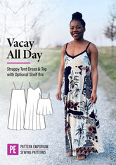 Vacay All Day Tent Dress & Top | PDF Sewing Pattern