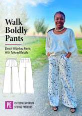 Walk Boldly | Wide Leg Pants PDF Sewing Pattern