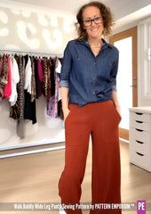 Walk Boldly | Wide Leg Pants PDF Sewing Pattern
