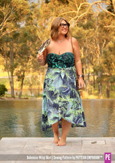 Bohemian Wrap Skirt | PDF Sewing Pattern