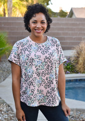 Carefree Cuffed Tee | Dolman T-shirt PDF Sewing Pattern