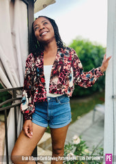 Grab A Cuppa Cardi | Oversized Cardi PDF Sewing Pattern
