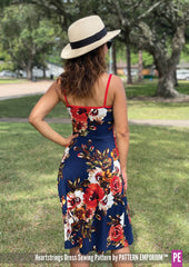 Heartstrings | Strappy Dress with Shelf Bra PDF Sewing Pattern