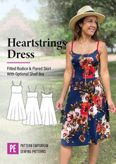 Heartstrings | Strappy Dress with Shelf Bra PDF Sewing Pattern