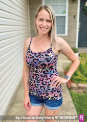 Hugs & Kisses Cami | With Shelf Bra PDF Sewing Pattern