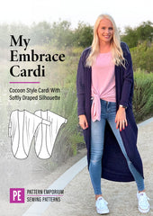 My Embrace | Women's Cocoon Cardi PDF Sewing Pattern