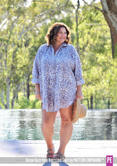 Ocean Daze | Very Oversized Shirt PDF Sewing Pattern