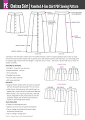 Chelsea | Button-Up Skirt Sewing Pattern