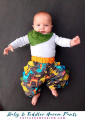 Harem Pants | Baby & Toddler Sewing Pattern