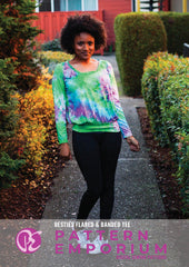 Besties Tee | Flared & Banded T-shirt PDF Sewing Pattern