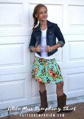 Little Miss Symphony Skirt | Girls PDF Sewing Pattern
