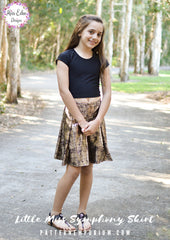 Little Miss Symphony Skirt | Girls PDF Sewing Pattern