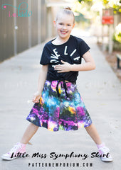 Little Miss Symphony Skirt | Girls PDF Sewing Pattern