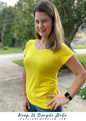 Keep It Simple | Semi Fitted T-shirt PDF Sewing Pattern