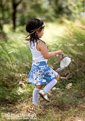 Little Miss Heartlight | Girls Flared Skirt PDF Sewing Pattern