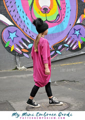 My Mini Embrace | Kids Cocoon Cardi PDF Sewing Pattern