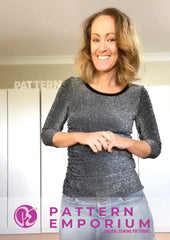 Ray of Light | Asymmetric Fitted Tee PDF Sewing Pattern