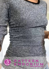 Ray of Light | Asymmetric Fitted Tee PDF Sewing Pattern