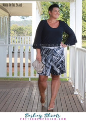 Sashay | Stretch Flared Shorts PDF Sewing Pattern