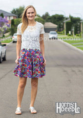 Swing Shorts | Woven Flared Shorts Sewing Pattern