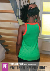 Time Out | Wide Binding Tank PDF Sewing Pattern