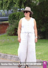Vacation Vibes | Palazzo Pants PDF Sewing Pattern