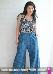 Vacation Vibes | Palazzo Pants PDF Sewing Pattern