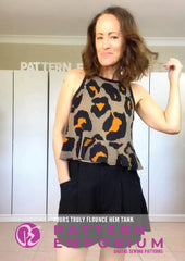 Yours Truly | Flounce Hem Tank PDF Sewing Pattern