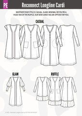 Reconnect | Longline Cardi PDF Sewing Pattern