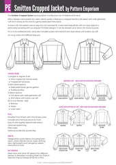 Smitten | Jean-style Cropped Jacket PDF Sewing Pattern