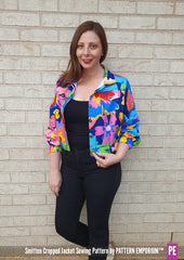 Smitten | Jean-style Cropped Jacket PDF Sewing Pattern