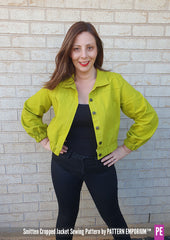 Smitten | Jean-style Cropped Jacket PDF Sewing Pattern