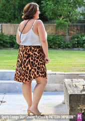 Sporty Lounge Skirt | PDF Sewing Pattern